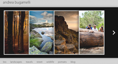 Screeshot nuova home